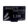 Lot de 25 supports étiquettes prix - pvc noir