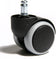 Roulette siege de bureau  6991 - sol dur, axe 10 mm-diametre 50mm