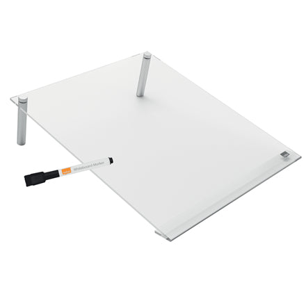Tableau blanc bloc-notes acrylique, A4, transparent