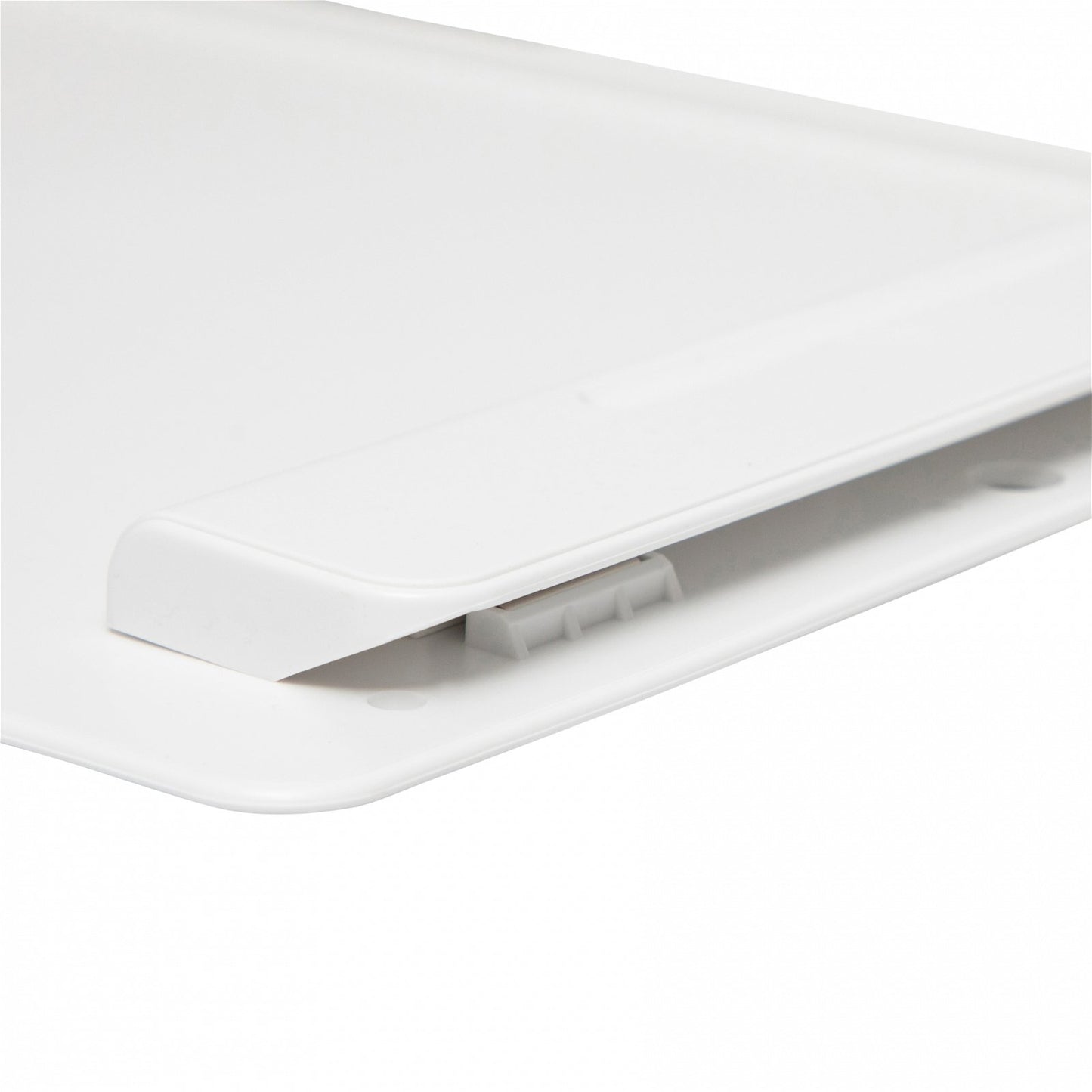 Porte-bloc avec pince A4 - plastique recyclé -blanc