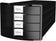 Module bloc de classement 4 tiroirs-noir