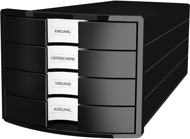 Module bloc de classement 4 tiroirs-noir
