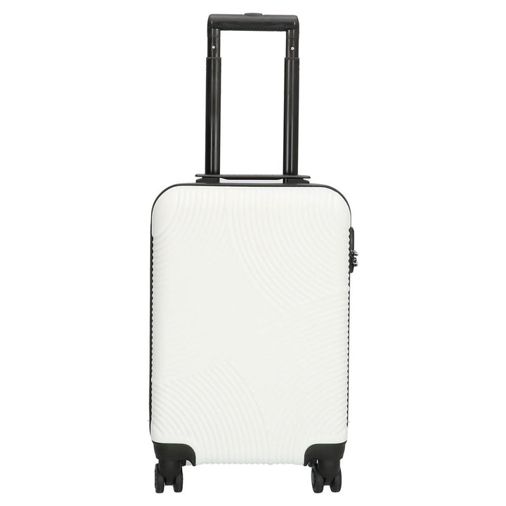 Valise cabine rigide 37l - anti-rayures, blanc