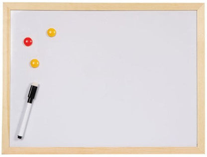 Tableau blanc magnétique 90x60 - encadrement bois