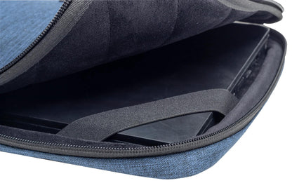 Housse informatique 15-16" - polyester recyclé bleu