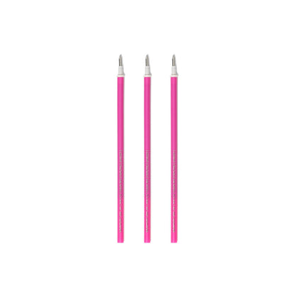 Recharges Stylo Legami Effaçable - Pointe 0,7 mm, Rose  lot de 3