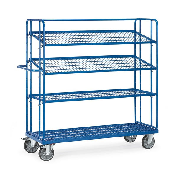 Chariot 4 Plateaux Inclinables - 500 kg Capacité