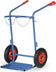 Diable porte-bouteilles 2x40-50L - Roues caoutchouc