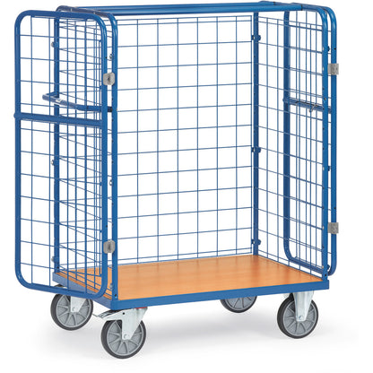Chariot colis grillagé - Capacité 600 kg