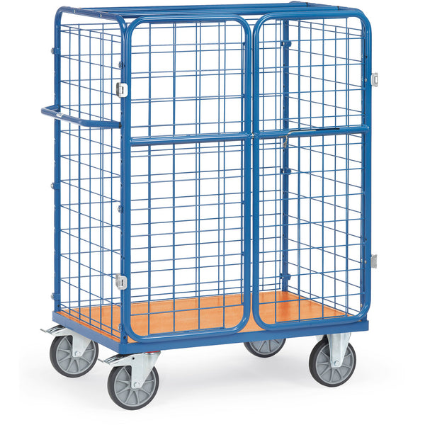 Chariot colis grillagé - Capacité 600 kg