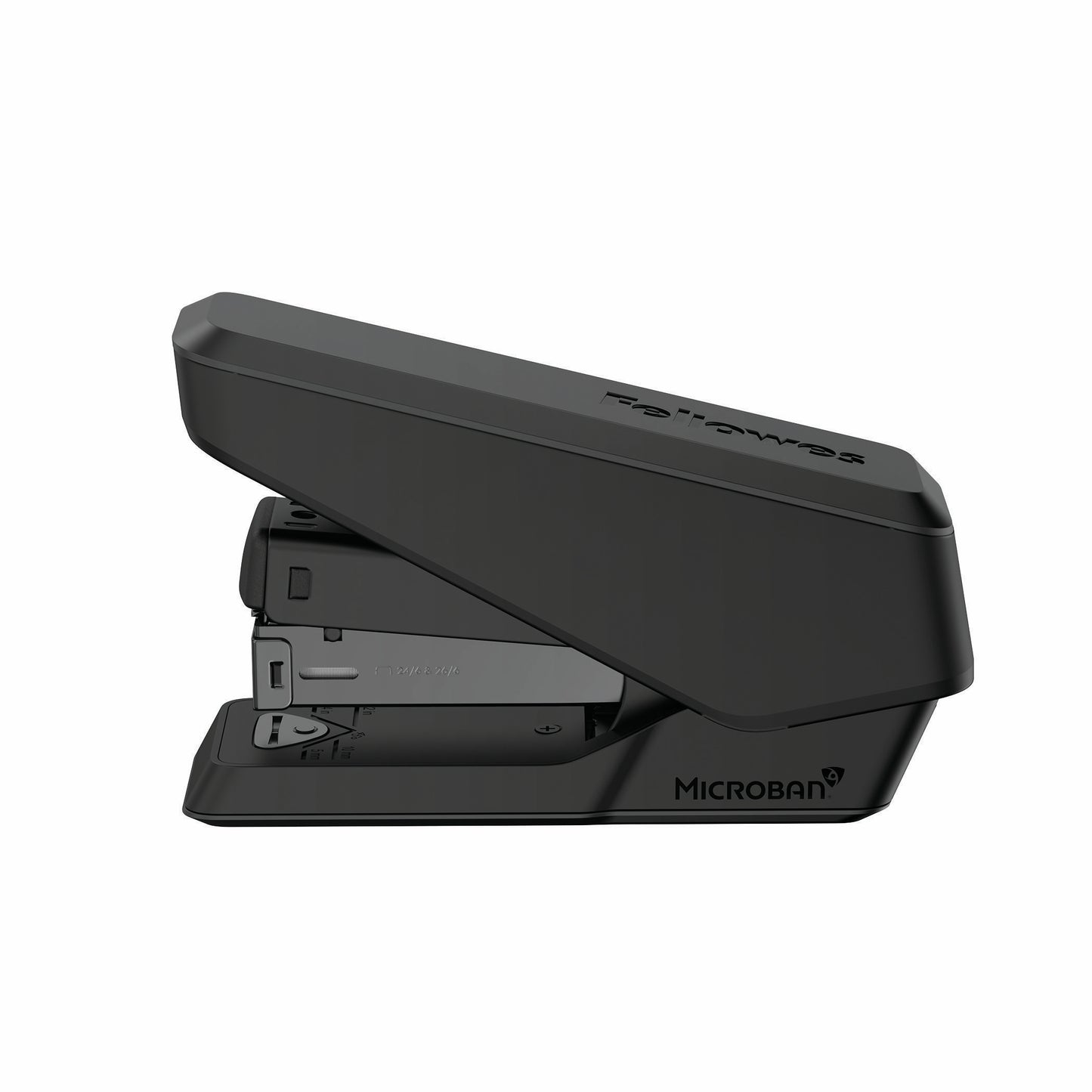 Agrafeuse sans effort lx840 easypress - 25 feuilles, antibactérienne noire