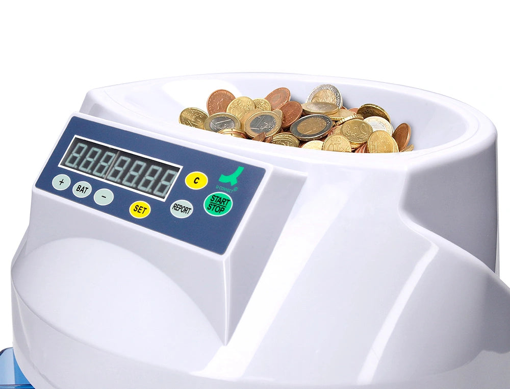 Compteuse trieuse monnaie  - efficacité et précision
