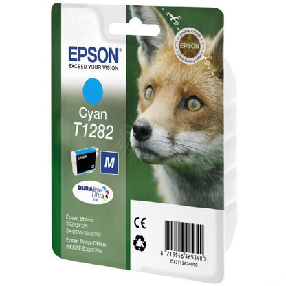 Cartouche Epson cyan t1282 - encre résistante