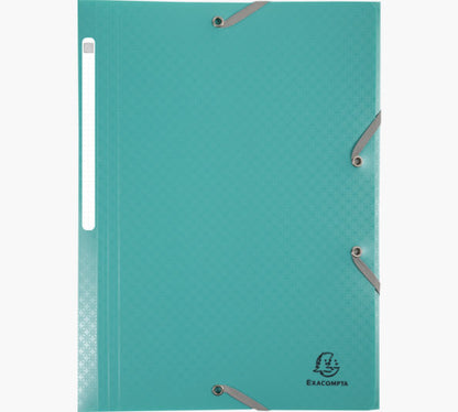 Chemise 3 rabats élastique a4 polypropylène forever young