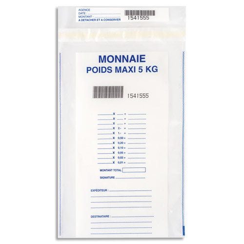 Sachets Sécurisés 198x360mm - Lot de 100