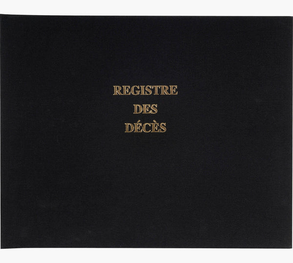 Registre décès 24x32 - papier 110 g/m²