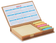 Set de bureau ecobox - notes, calendrier et index