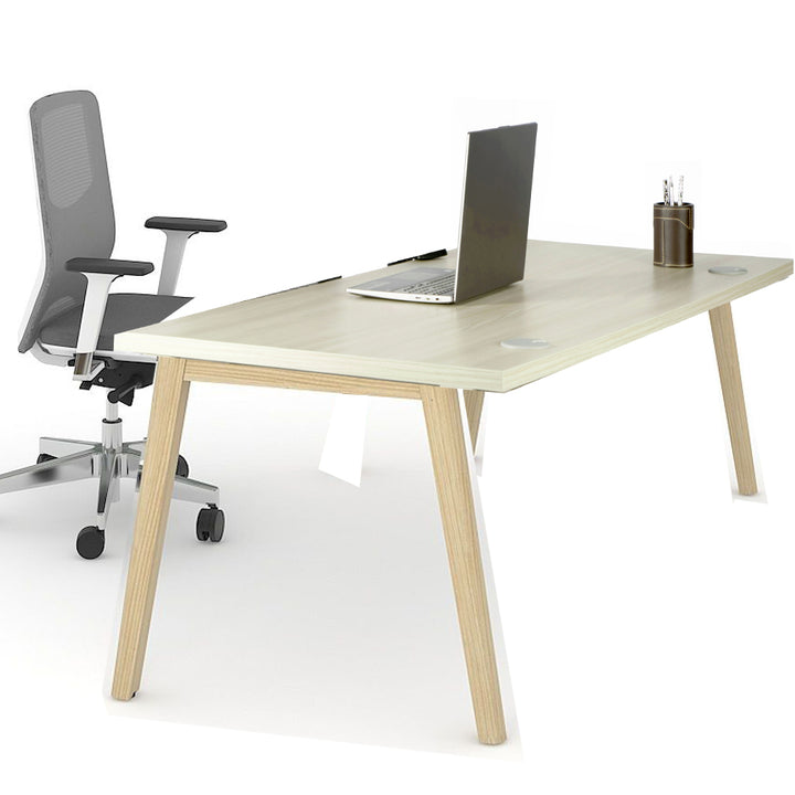 BUREAU DROIT 180x80 ACACIA - GAMME SCANDINAV