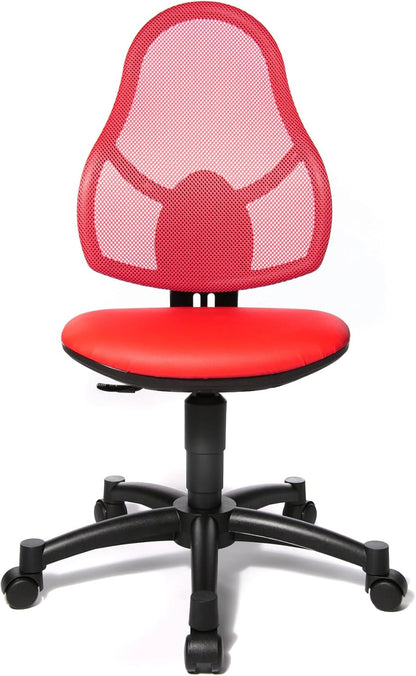 Siège de bureau enfant rouge Topstar - ergonomique et confortable