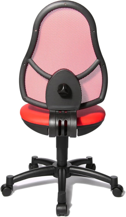 Siège de bureau enfant rouge Topstar - ergonomique et confortable