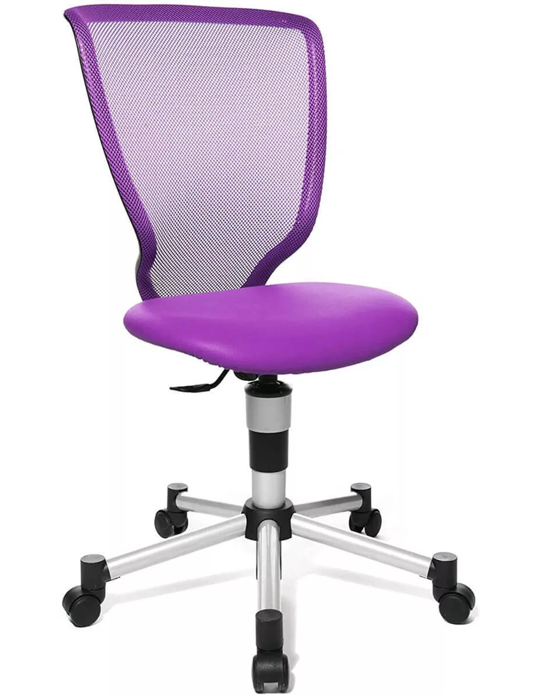 Siège de Bureau Enfant Violet - Confort Ergonomique