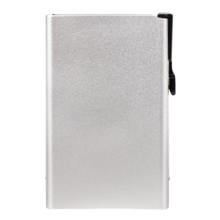 Porte-cartes de visite RFID aluminium - capacité 8 cartes.