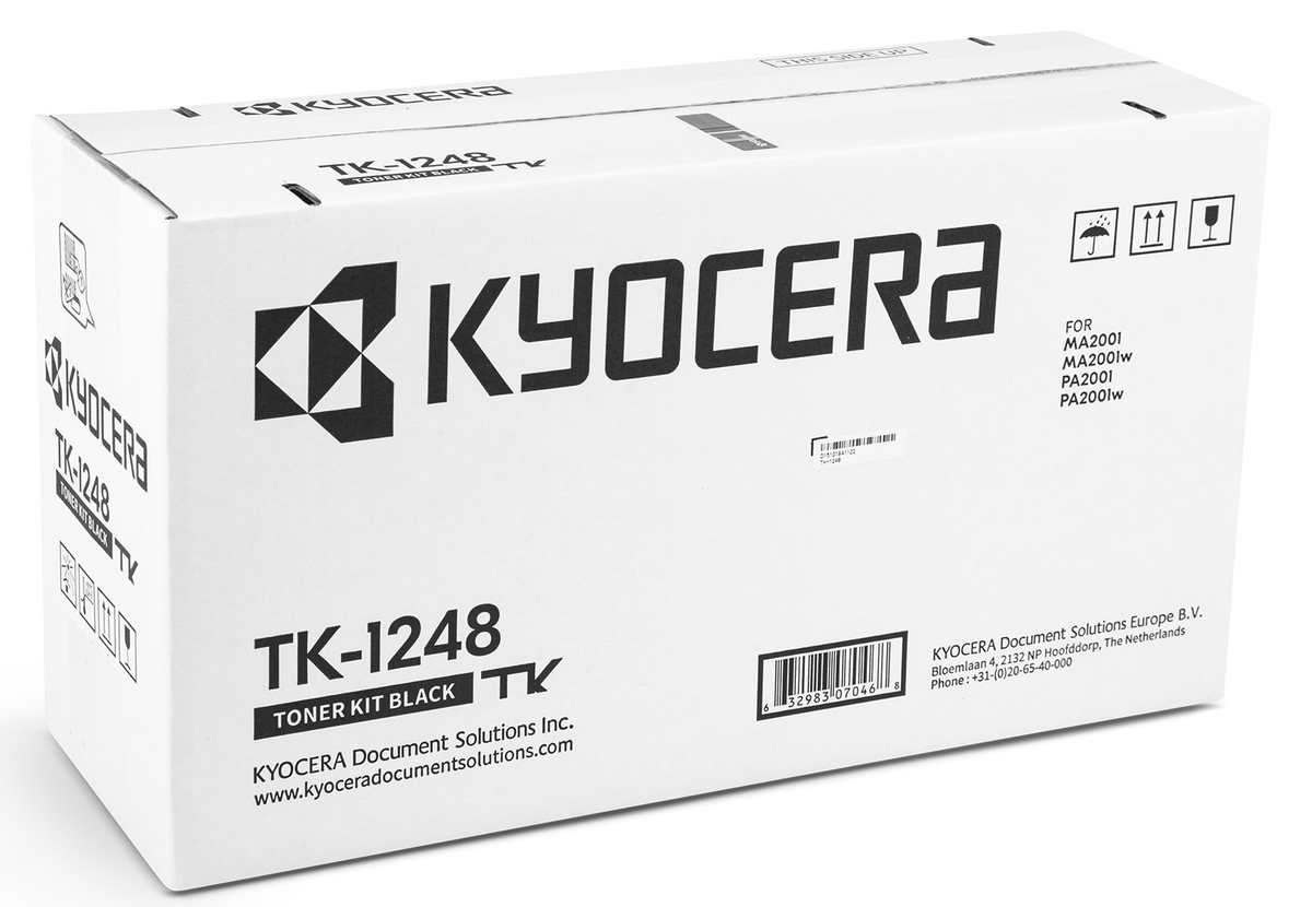 Toner laser noir Kyocera TK1248 - capacité 1500 pages