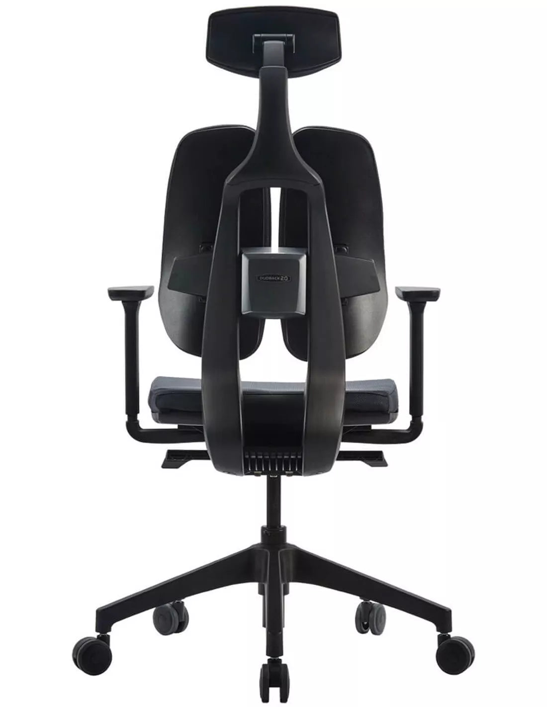 Fauteuil ergonomique tissu noir - confort et ajustabilité