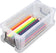 Boîte de rangement stylo 1.3l avec couvercle clip-lock -empilable