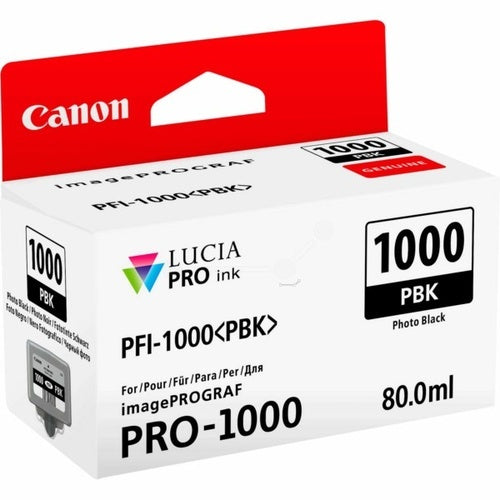 Cartouche d'encre Canon photo noire - 80 ml, 2205 pages