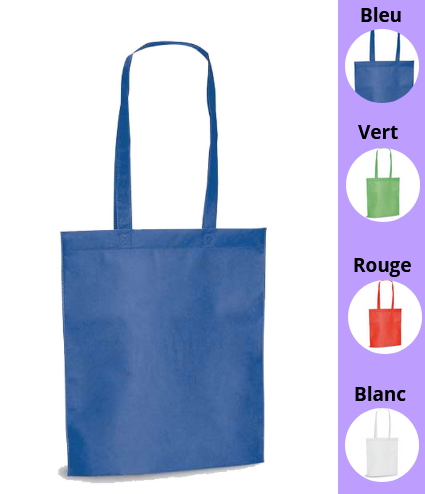 Sac shopping non-tissé - personnalisable et réutilisable