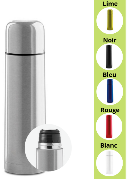 Bouteille isotherme 500ml - isolation longue durée