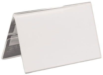 Porte-nom chevalet 90x55 mm - identification facile