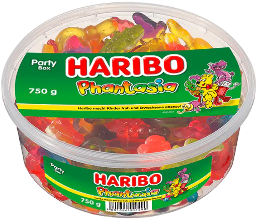 Bonbons gélifiés phantasia - mélange fruité 750g