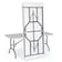 Table pliante intérieur/exterieur 1520x760 - structure acier