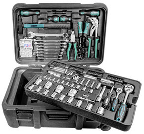 Malette à outils 122 pieces avec roulettes de transport