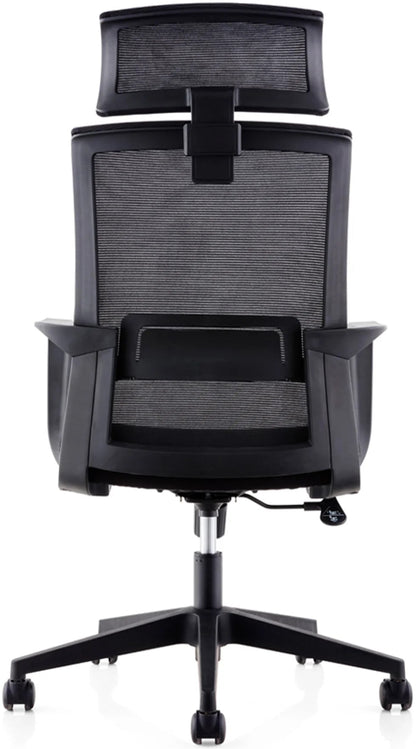 Siege De Bureau Smart Avec Tetiere  Noir /Noir
