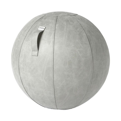 Ballon d'assise VIGA - Similicuir Gris - Ø 60-65cm