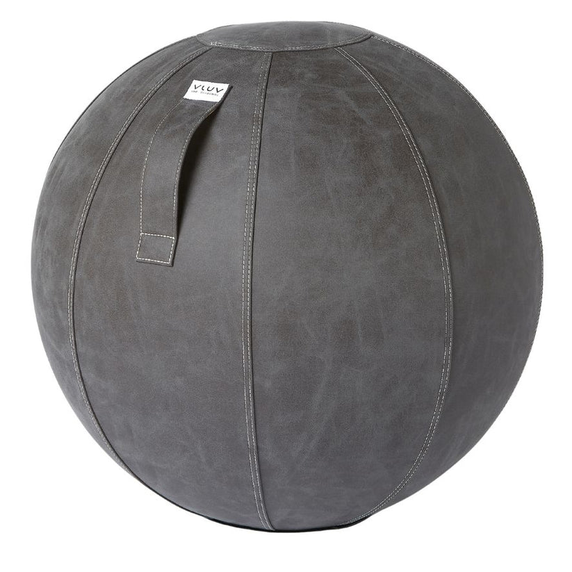 Ballon d'assise VIGA - Similicuir - Gris foncé Ø 60-65 cm