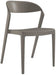 Chaises Empilables Polypropylène Taupe - Lot de 2