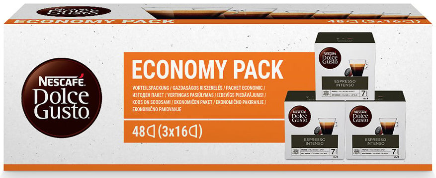 Capsules Dolce Gusto espresso intenso - pack de 48- café intense et aromatique