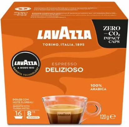 Capsules Espresso LAVAZZA Delizioso - 16 unités, Douceur Aromatique