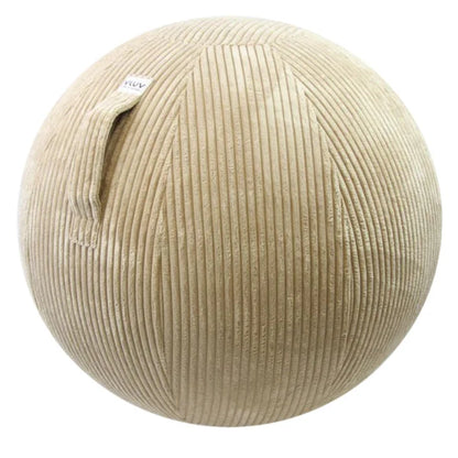 Ballon d'assise ergonomique - Velours Beige 50-55cm