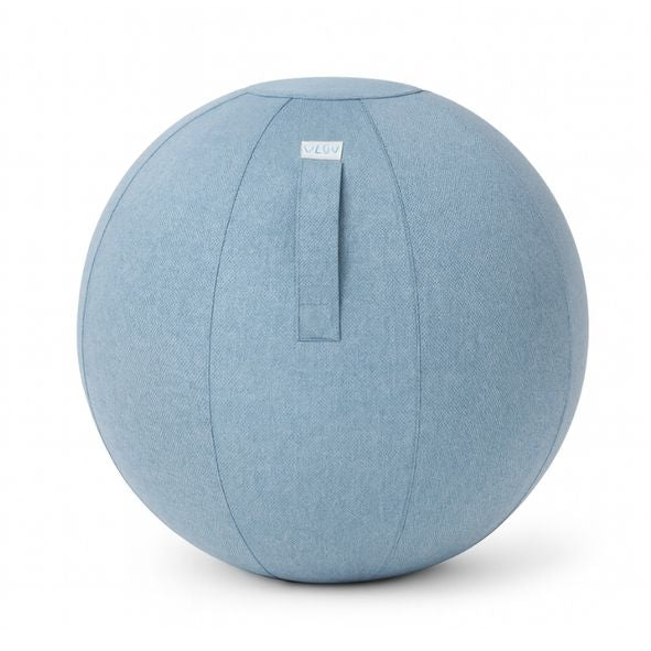 Ballon d'assise ergonomique 60-65cm - Bleu Glace