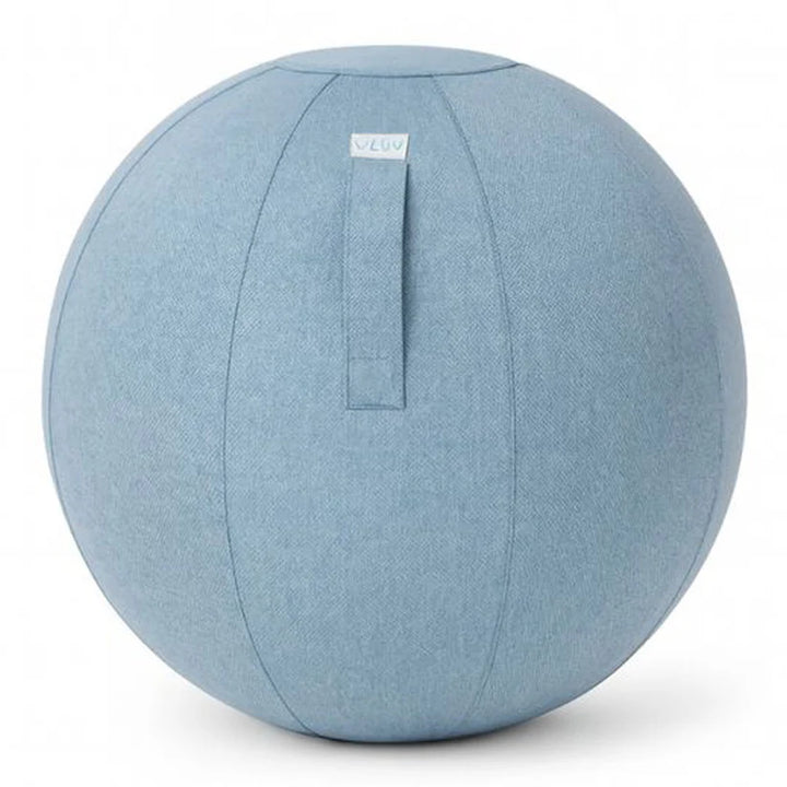Ballon d'assise ergonomique 60-65cm - Bleu Glace