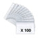 Badge Porte Étiquette Horizontal 95x58 - Lot de 100