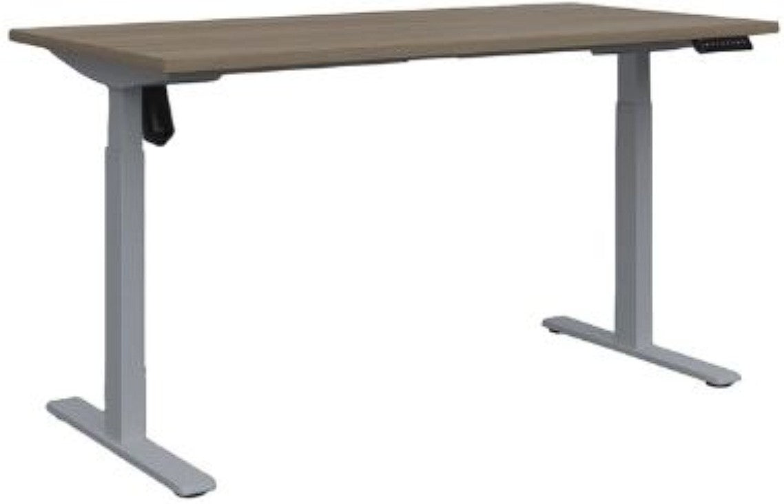 Bureau électrique réglable - chêne ambre, 1200x700 mm