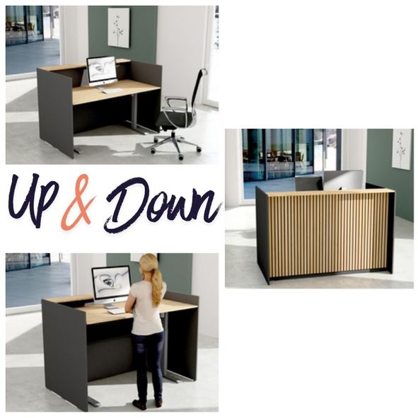 Comptoir réglable électrique up & down - ergonomie avancée