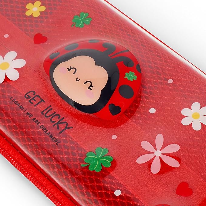 Trousse Scolaire Rigide Design Coccinelle - LEGAMI