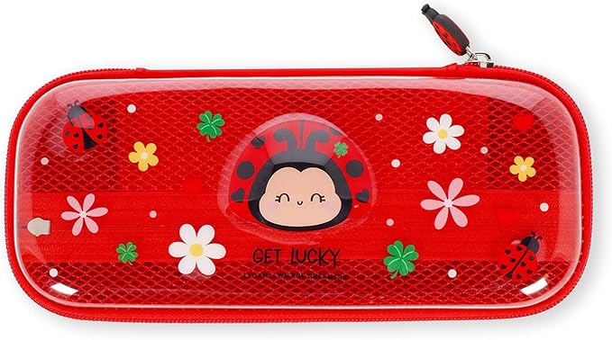 Trousse Scolaire Rigide Design Coccinelle - LEGAMI